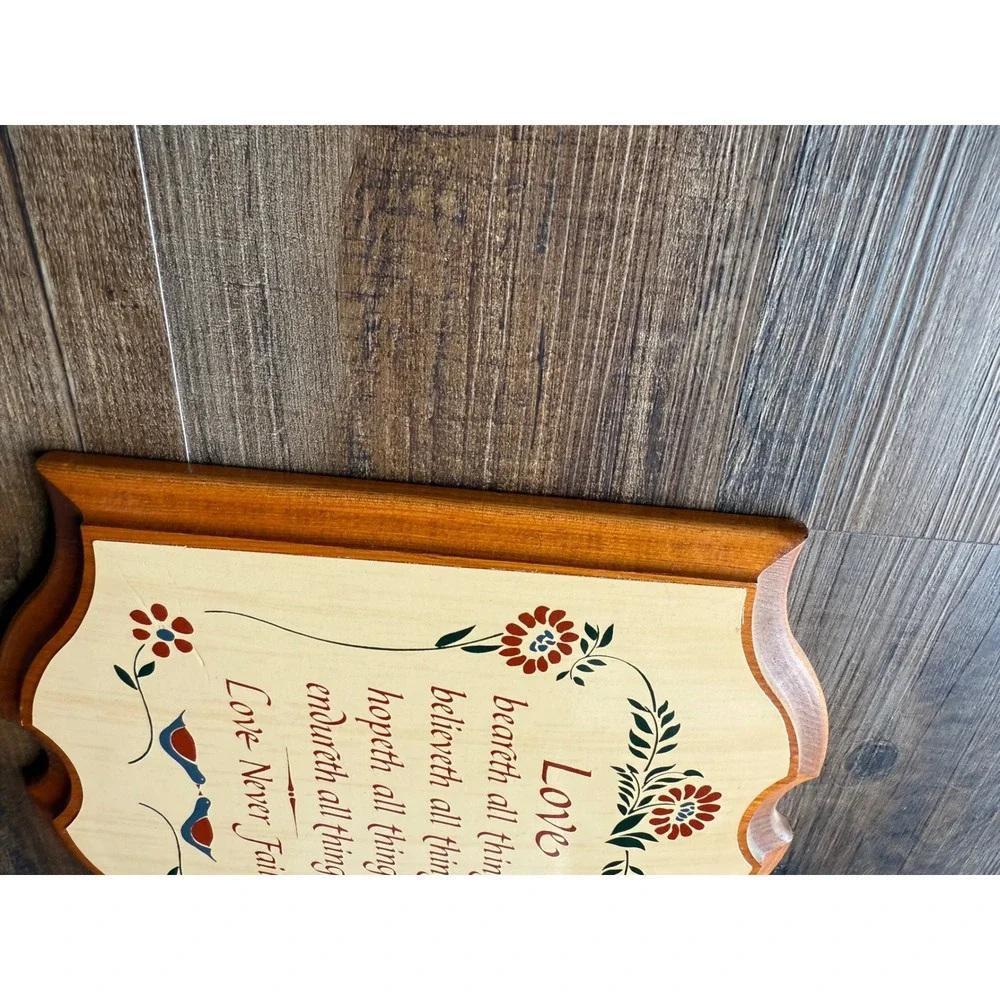 Vintage Love Wall Plaque: Inspirational Rustic‎ Farmhouse Decor